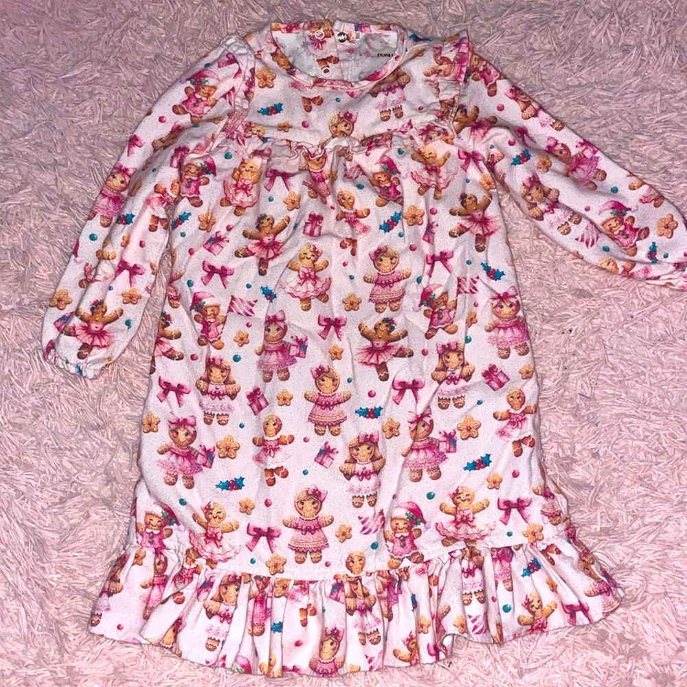 Posh Peanut ginger posh flannelette nightgown 2T